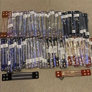 Giant wholesale Paparazzi lot of wrap bracelets